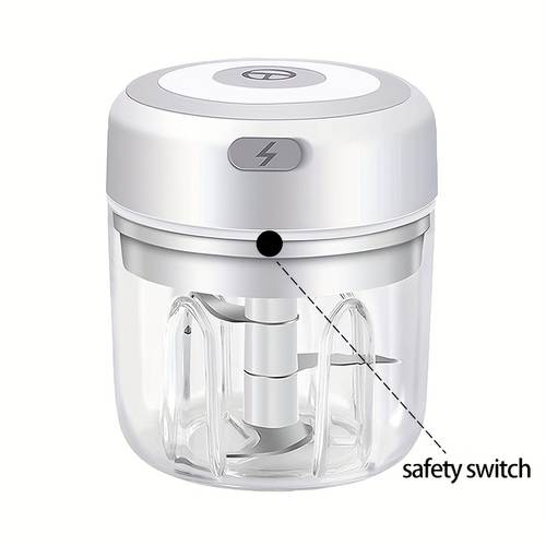 mini food processor 250ml meat grinder small food processor mini with 3 stainless electric food chopper suitable for meat vegetables fruits