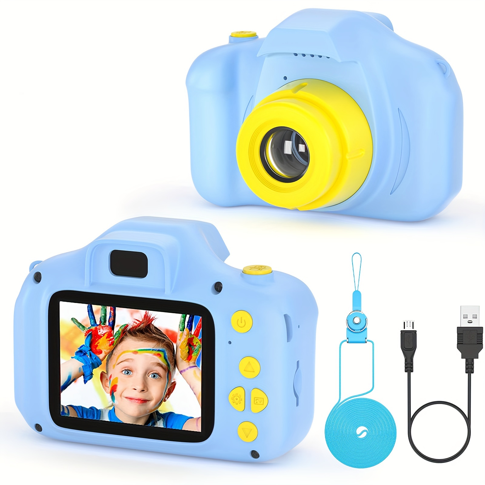 Portable Kids Camera Girls Boys Age 3 9 Toddler Toys Hd - Temu