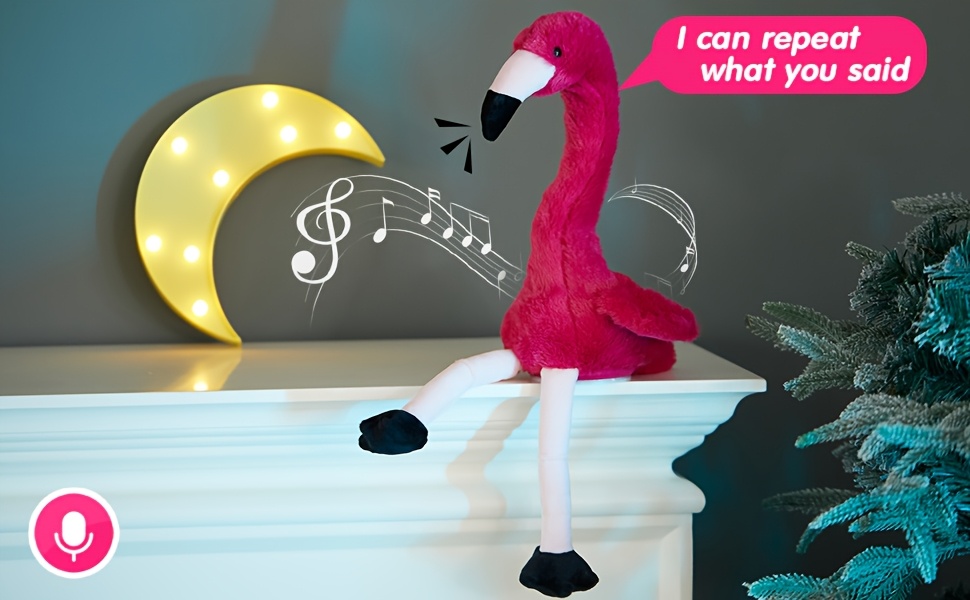 plush toy repeat say cute funny Temu