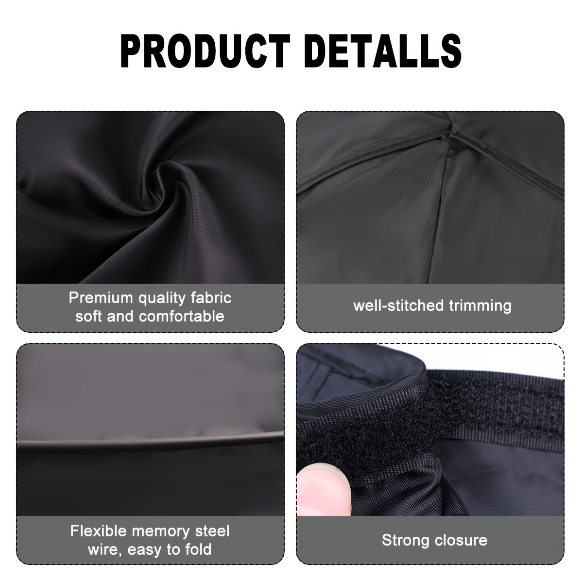 Cape de coiffure avec peigne - Tablier pliable pour salon et usage domestique, idéal pour tous types de cheveux - Disponible en blanc, noir et bleu