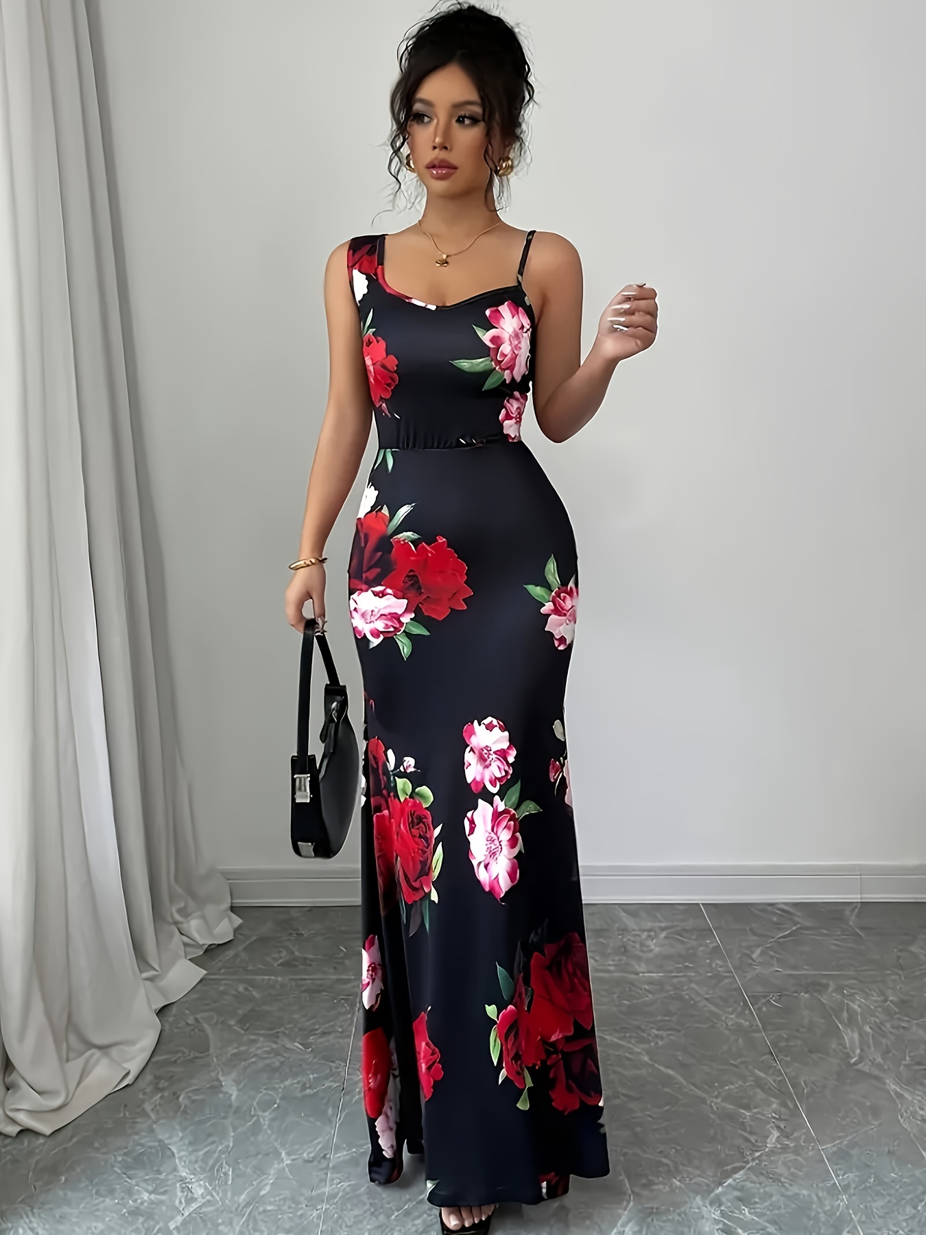formal dresses in cullman al Little Black Dress With Flowers Pearls And Corset Bodice – Liina Stein