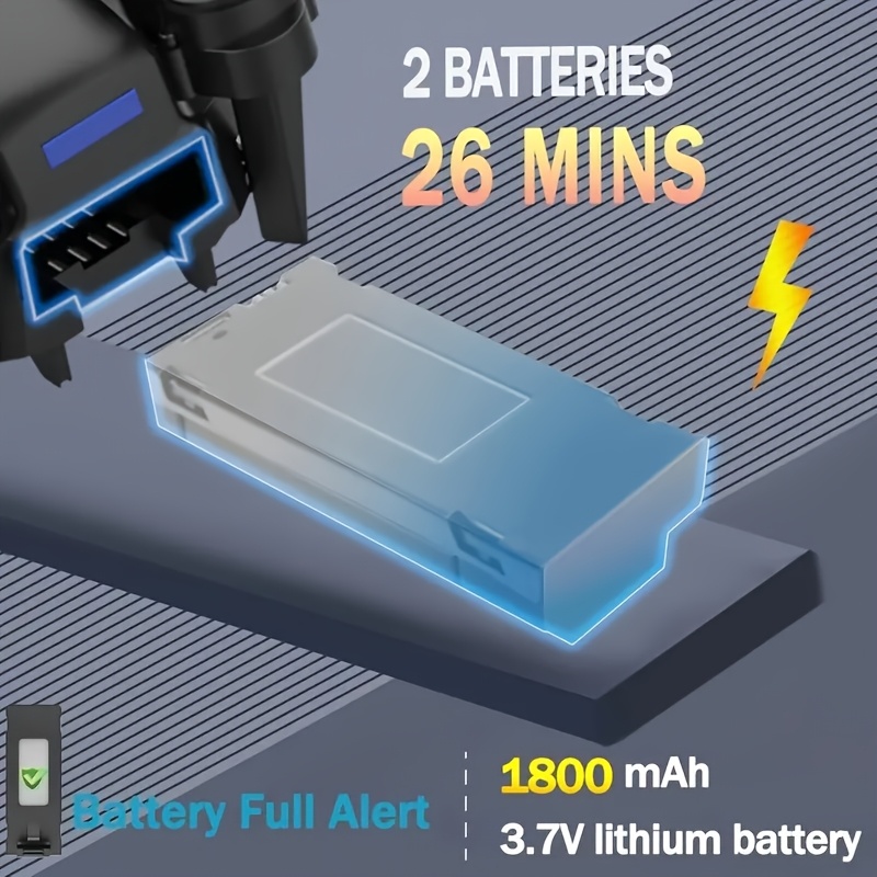 RC Drone with Dual Cameras, 2 Batteries, Foldable RC Drone, Brushless Motors, Optical Flow Positioning, Smart Follow, Indoor And Outdoor Discount Drones, Beginner Birthday, Christmas, Halloween Gifts