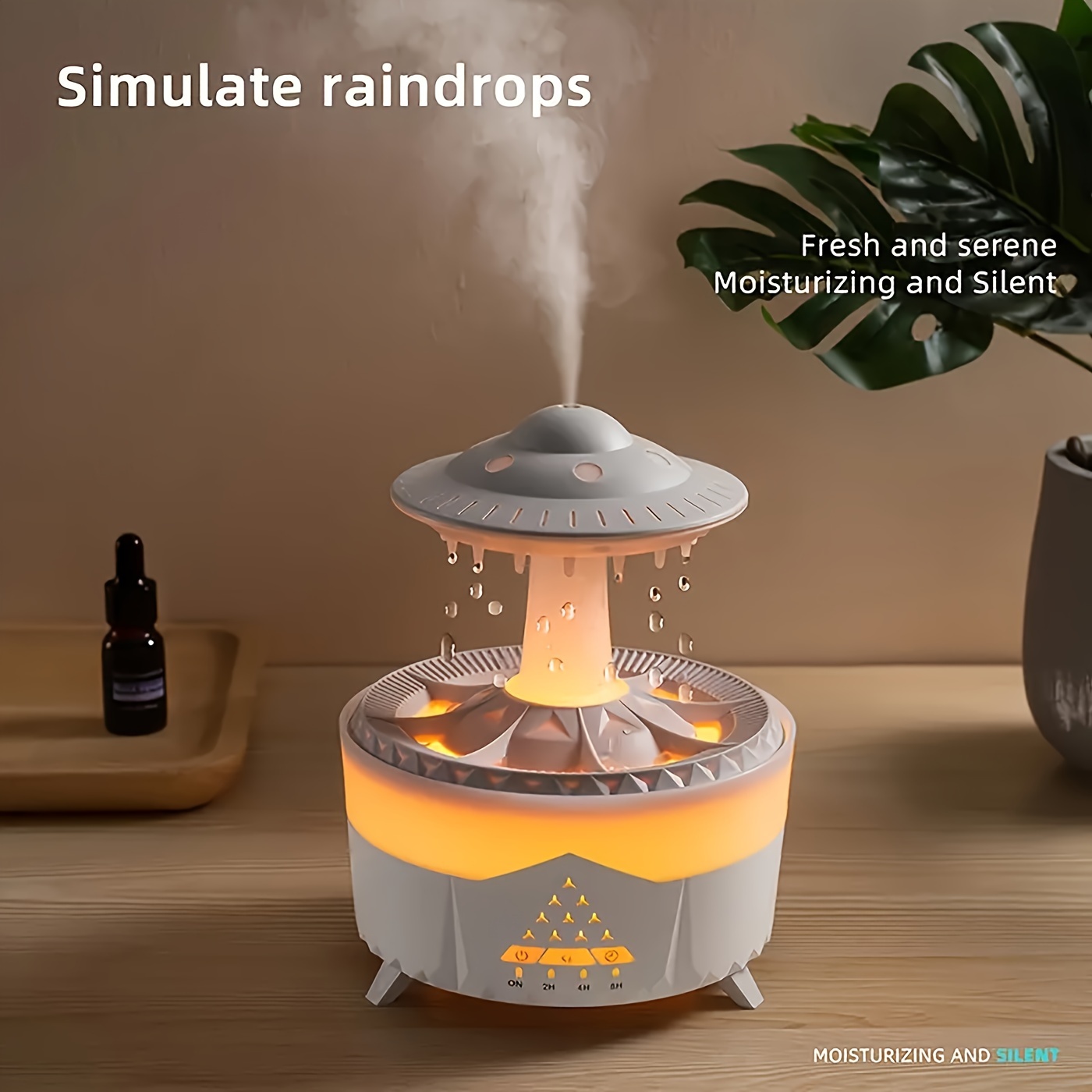 

Simulation Water Drop Humidifier, Aroma Diffuser Household Large Capacity Intelligent Spray , Suitable For Hotel, Shopping Mall, Restaurant, Business Use