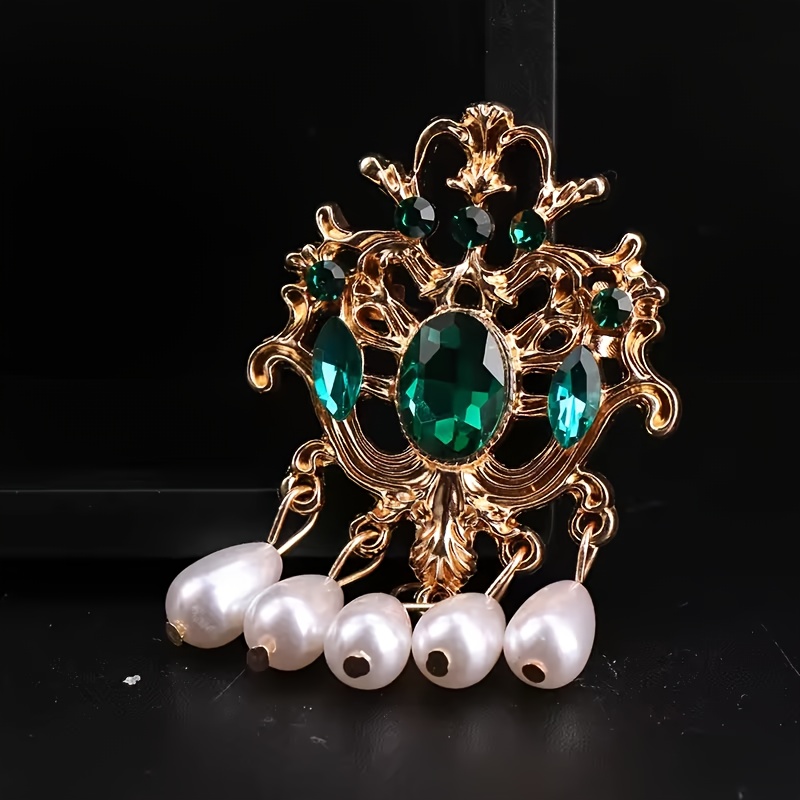 E-shop Kreativer Bestseller Hofstil Quastenanhänger Brosche Western-Stil Temperament Corsage Mantelaccessoire
