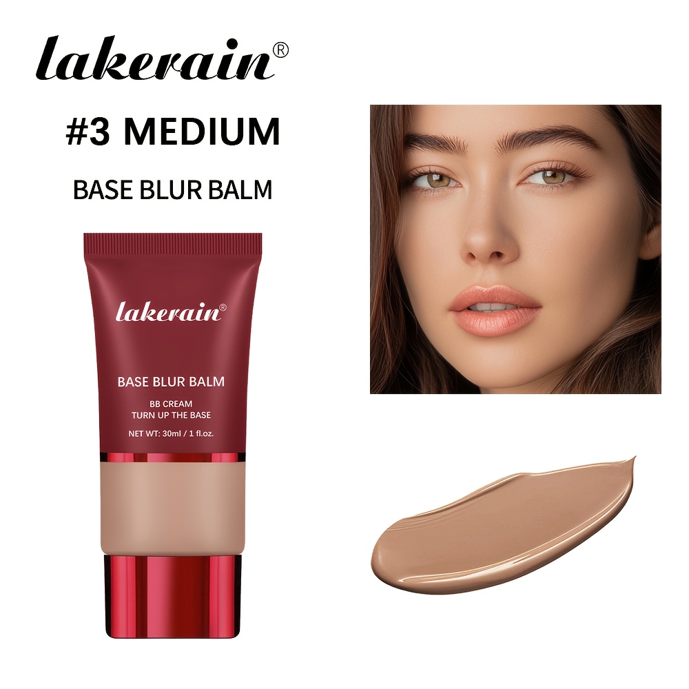 Lakerain Base Balm, The Bzse, Bb Cream, Lightweight Foundation, Full Coverage, Moisturizing