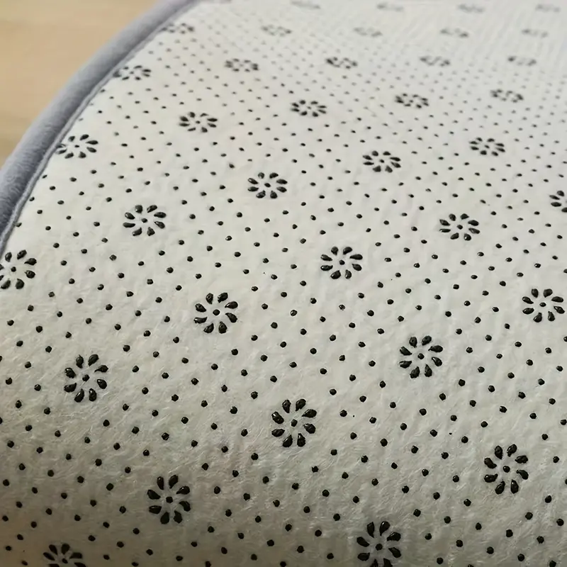 2pcs thickened flannel bathroom absorbent floor mat set furry bathtub non slip mat entrance mat Product details 5