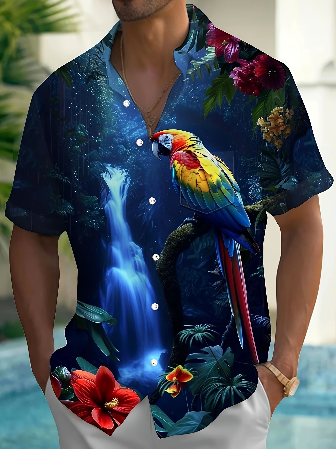 【paragraph】 Parrot short T-shirt 1855f420-da56-497e-a98a-