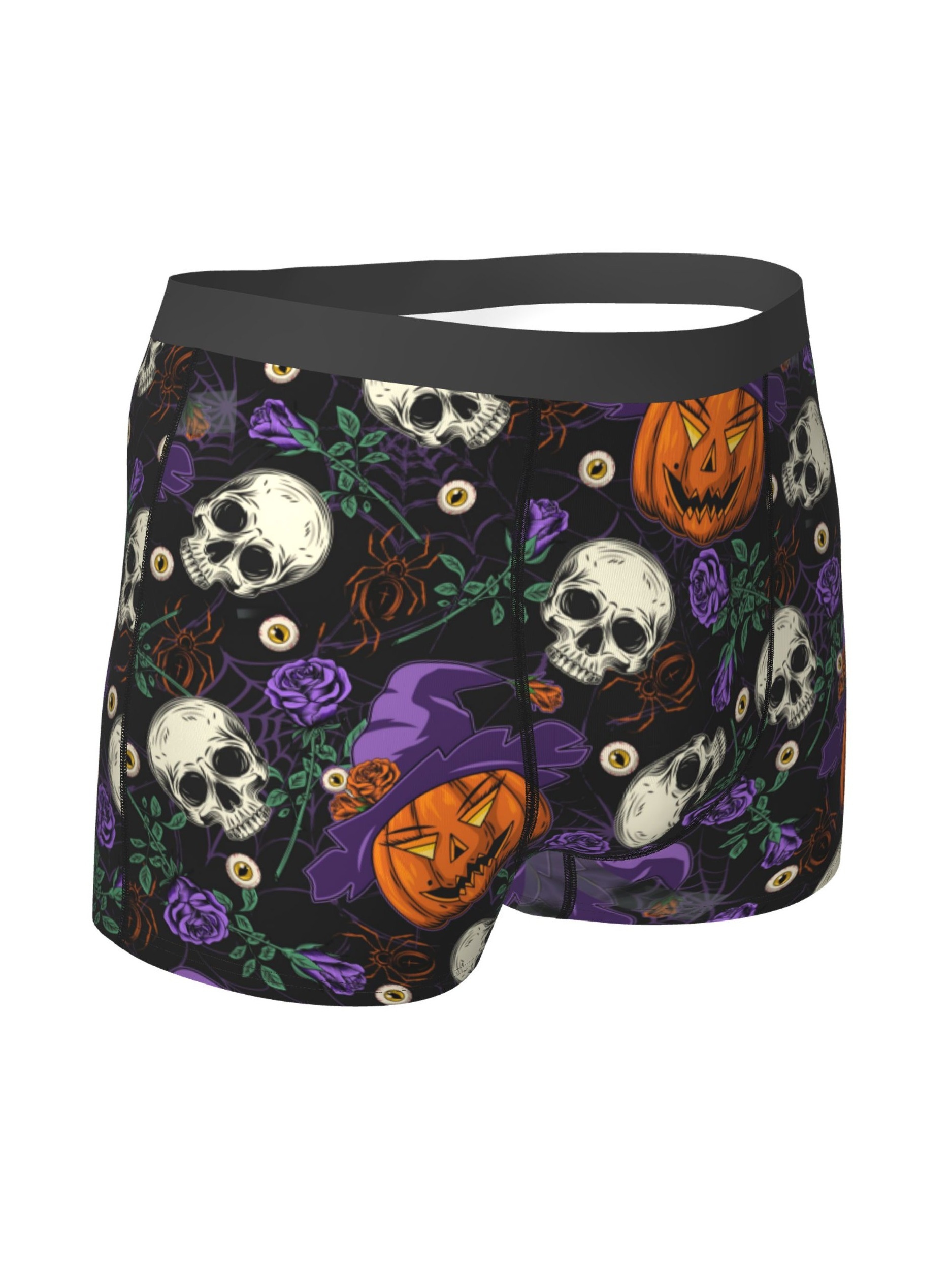 calzoncillos bóxer hombre estampado calabaza calavera Temu Spain