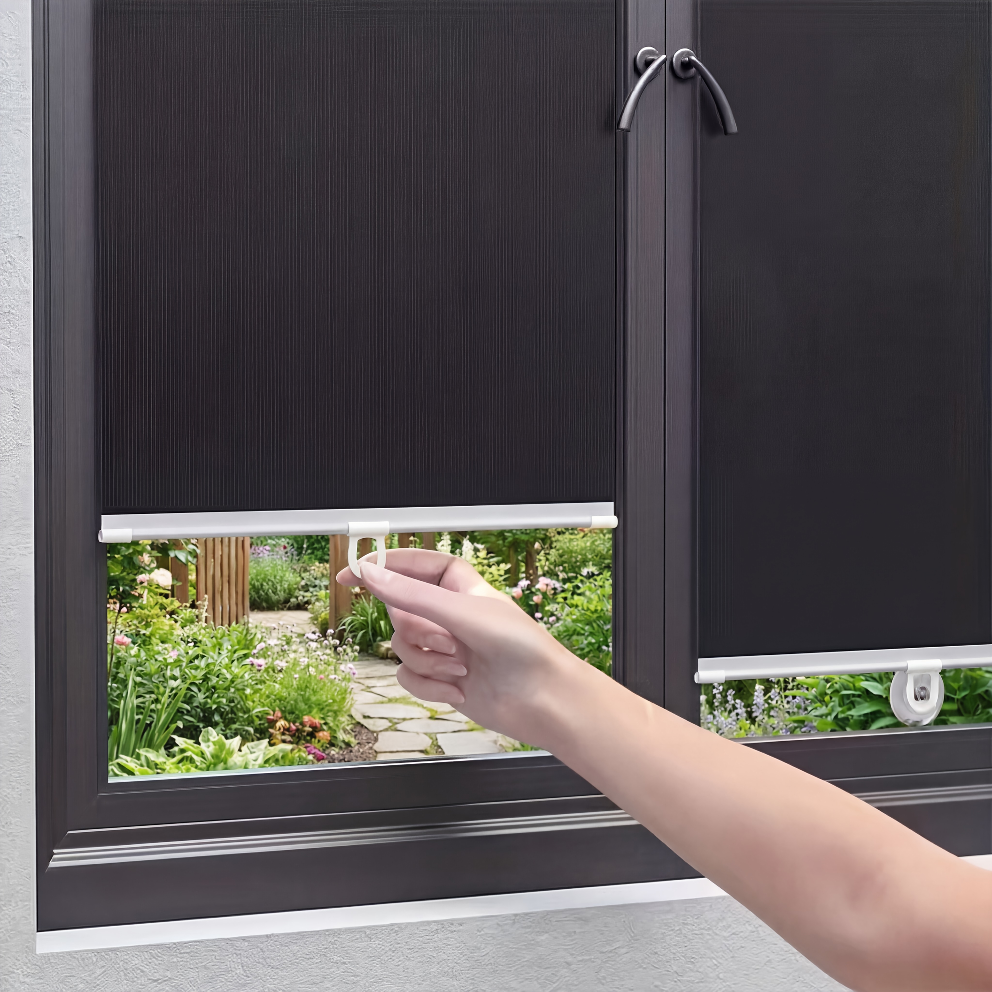 E-shop Universal Verdunkelungsvorhang ohne Bohren mit UV-Schutz und Wärmeisolierung. Ideal für Schlafzimmer, Büros, Balkone, Küchen, für Privatsphäre,
