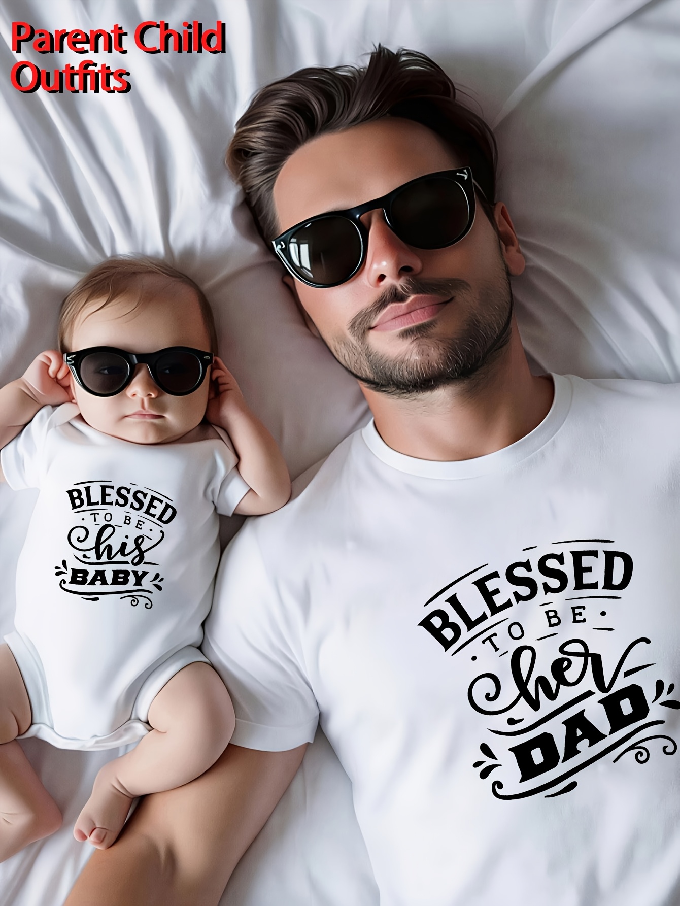 white christmas dresses Father Son Duo Suit Black Tuxedo Three Piece Suit Matching Outfit – DAVANCHY main image 0