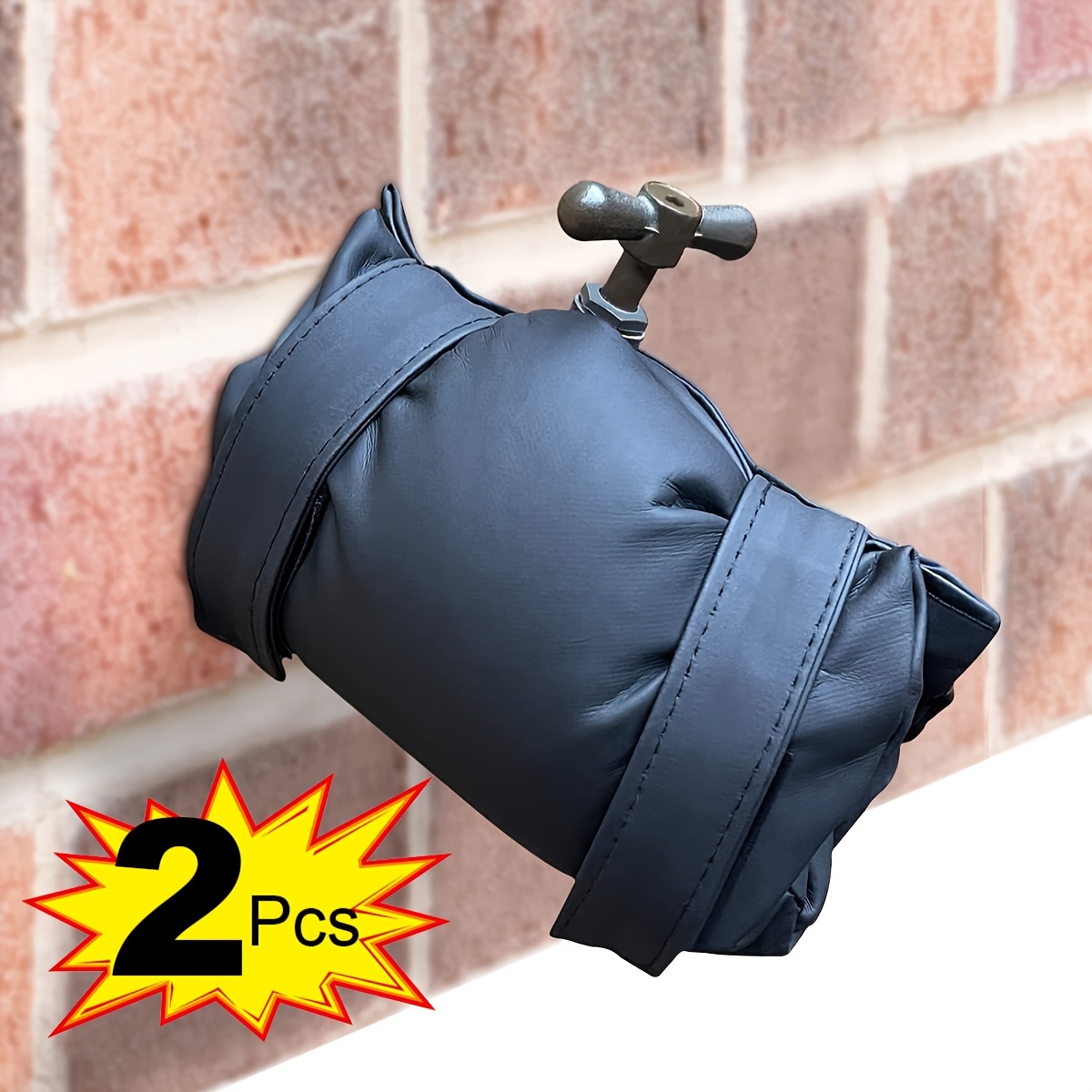 

2pcs Of Outdoor Faucet Covers To Prevent Freezing, Winter Insulation For Faucets, Easy To Remove, Used In Other For Winter .