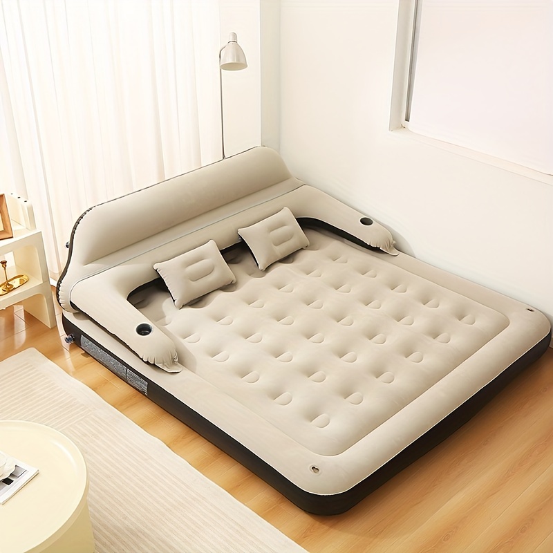 

Inflatable Air Mattress Pad Backrest Air Bed Headboard And , Bed For / , ,