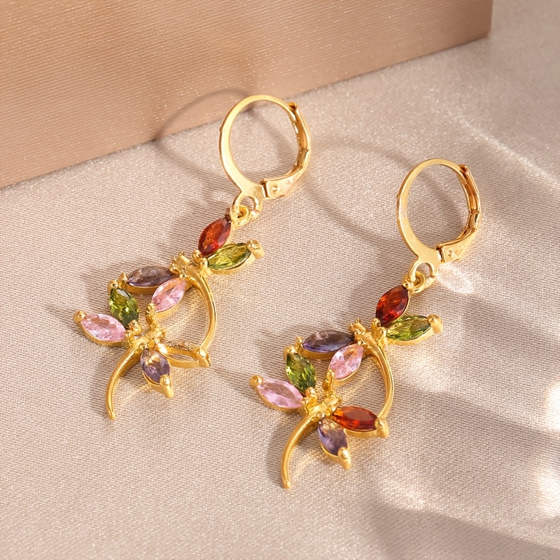 Butterfly Patch Pendant Earrings — Charming Gift