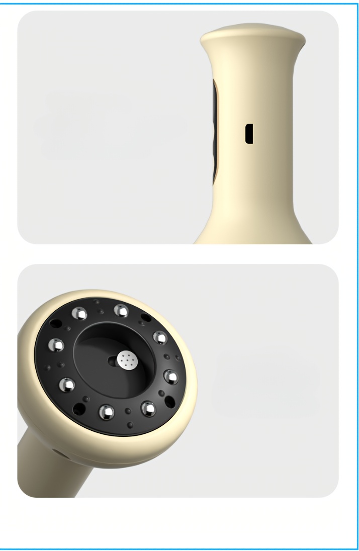 9-Speed Adjustable, 8-Silver Bead Scraping Instrument for Legs, Back & Arms - USB Rechargeable, 1200mAh Lithium Battery, Massage Device with Digital Display, Massage Device|Modern Aesthetic|Adjustable Intensity