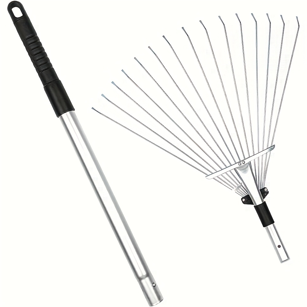 Adjustable Garden Leaf Rake Image 5