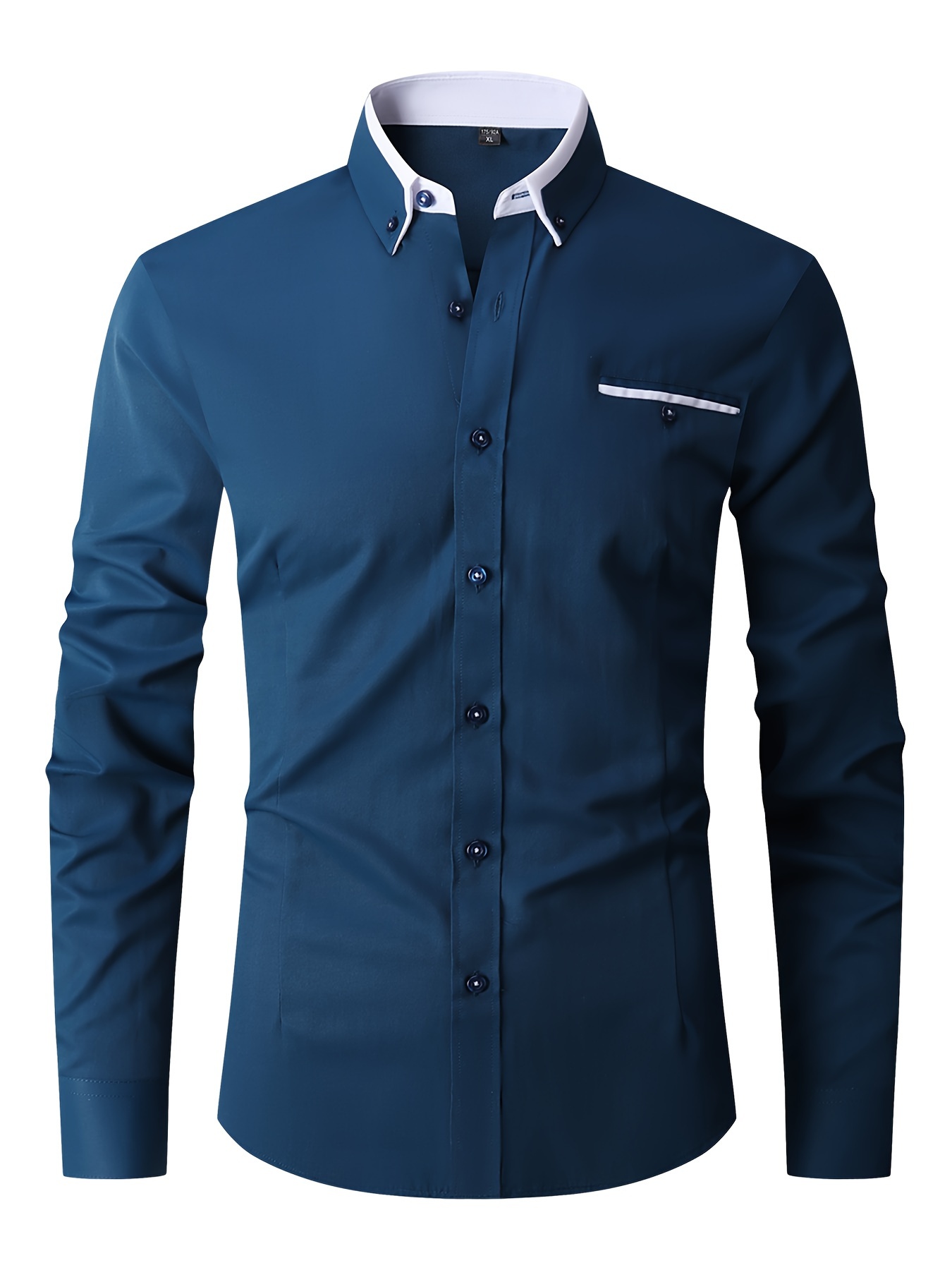 Chemise À Manches Longues Pour Homme, Idéale Pour Les Occasions Formelles Et Professionnelles, Cadeau Parfait Pour Les Hommes détails 0