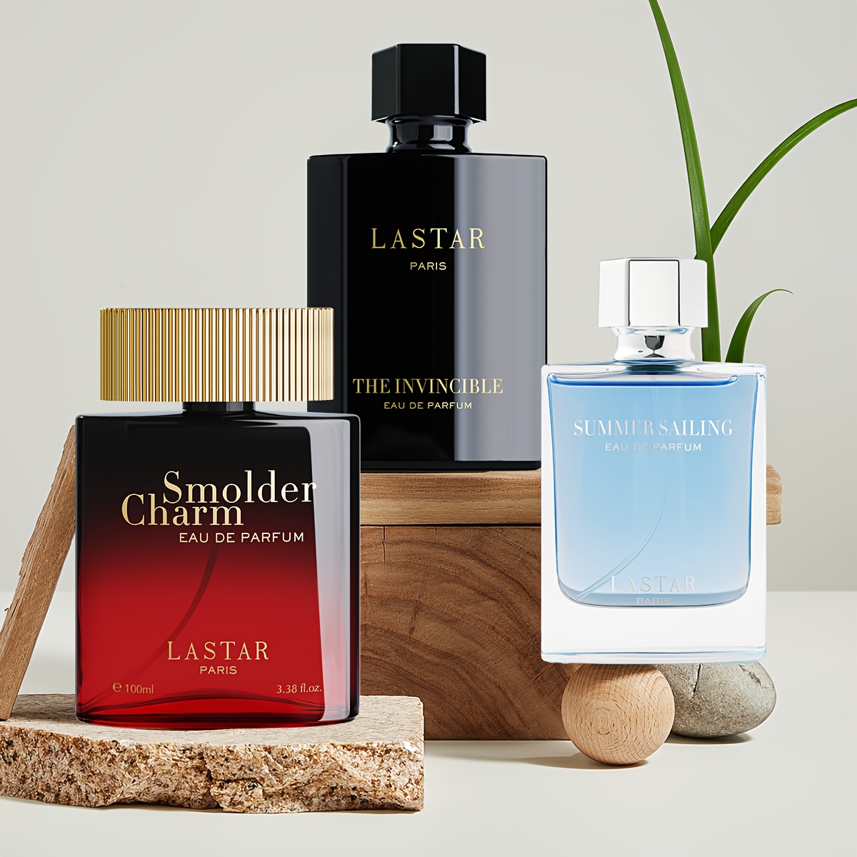 LASTAR Set parfema s feromonima, 100ml+50ml+50ml, Toffee, Amber Wood i Lavender, Violet i Rosemary, Cedarwood, Mature, Sunny and Alluring kombinacija parfema, Poklon pakiranje, Iznenađenje parfemsko poklon, Set parfema za žene, Parfemi