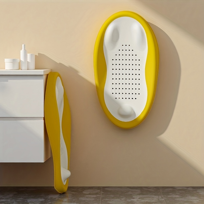 Foldable Bath Seat & Stand - Adjustable Height, Non-Slip Bath with Soft Cushioned Surface, Bathtub,, Bath/Shower Use - Lightweight, Space-Saving (Multi-Color Options)