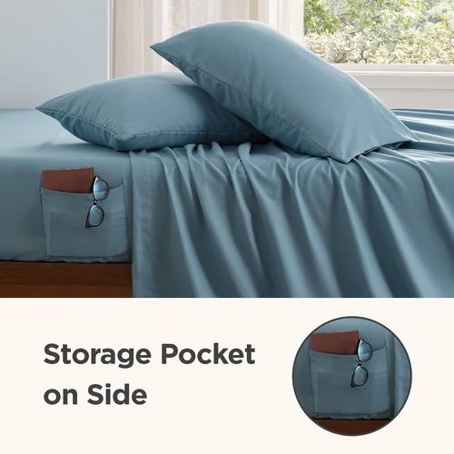 cozy comforter 3pcs 4pcs sheet sets with side sheets for bed hotel bedding sheets cal king 1or2 pillowcases 1 flat sheet and 1 fitted sheet