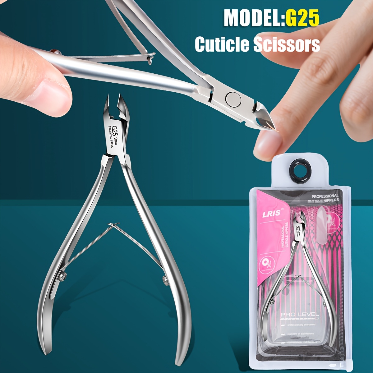 1pc silvery cuticle trimmer   very sharp cuticle   scissors stainless steel dead skin scissors nail edge cuticle remover   and nail care products
