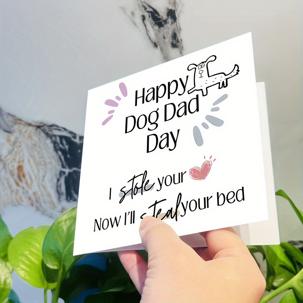 Funny Father's Day Card Dog Dads Creative Cards Perfect Gift - Temu Bahrain