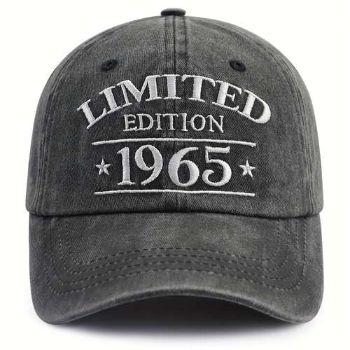 50th Birthday Gifts Men Funny Vintage Baseball Cap - 'Vintage 1965' Washed Cotton Hat For Women, Mom, Grandma - Birthday Gift Arsenal Gifts For Men