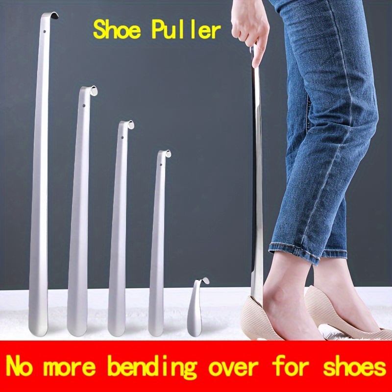 

Stainless Steel Shoe Horn Set, Multisize Pack - Easy Grip Handle, Durable Metal Shoe Lifter For Men, Women, Seniors - Assorted Lengths For Comfortable Footwear Fitting