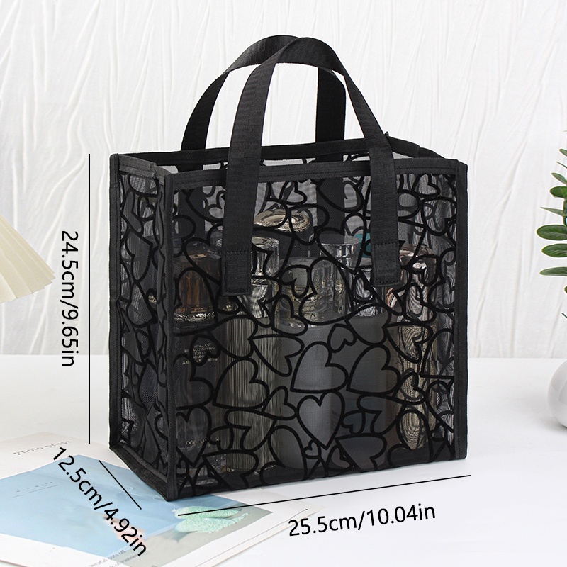★2024SS新作★RONRON★HEART PATTERN MESH TOTE BAG Marni Printed Leather Tote Bag | Coggles