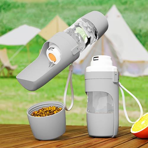 portable dog water bottle leak proof plastic pet water dispenser ideal for outdoor and travel