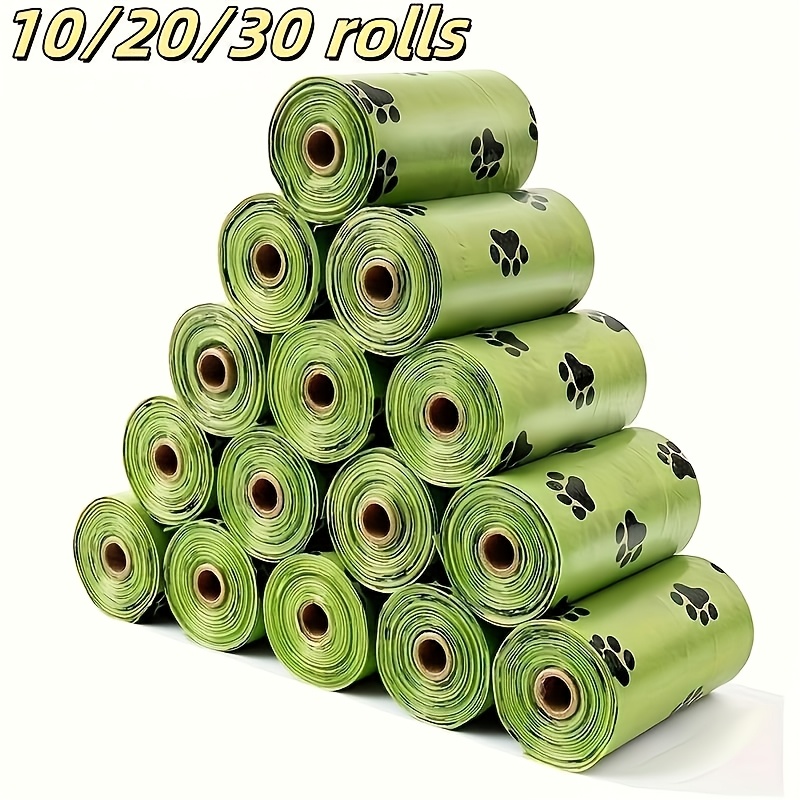 

[10/ Rolls Scented Pet Waste Bags] 10/ Rolls Extra Leak-proof Dog Poop Bags - Scented, Polyethylene Waste Bags For , Animal Waste Disposal Refills