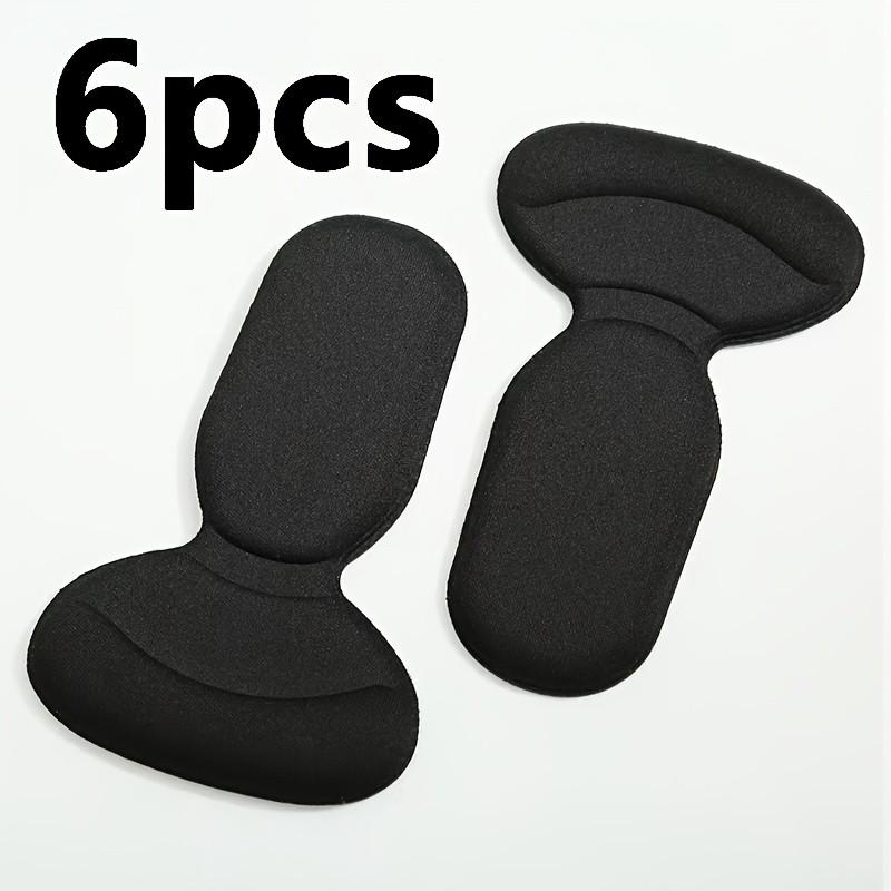 6pcs T-shaped High Heel Cushion Inserts, 0.7cm/0.28inch (thick) Self-adhesive Anti-wear Heel Pads, Comfortable Half Insole For Foot, Gifts For Women And Girls