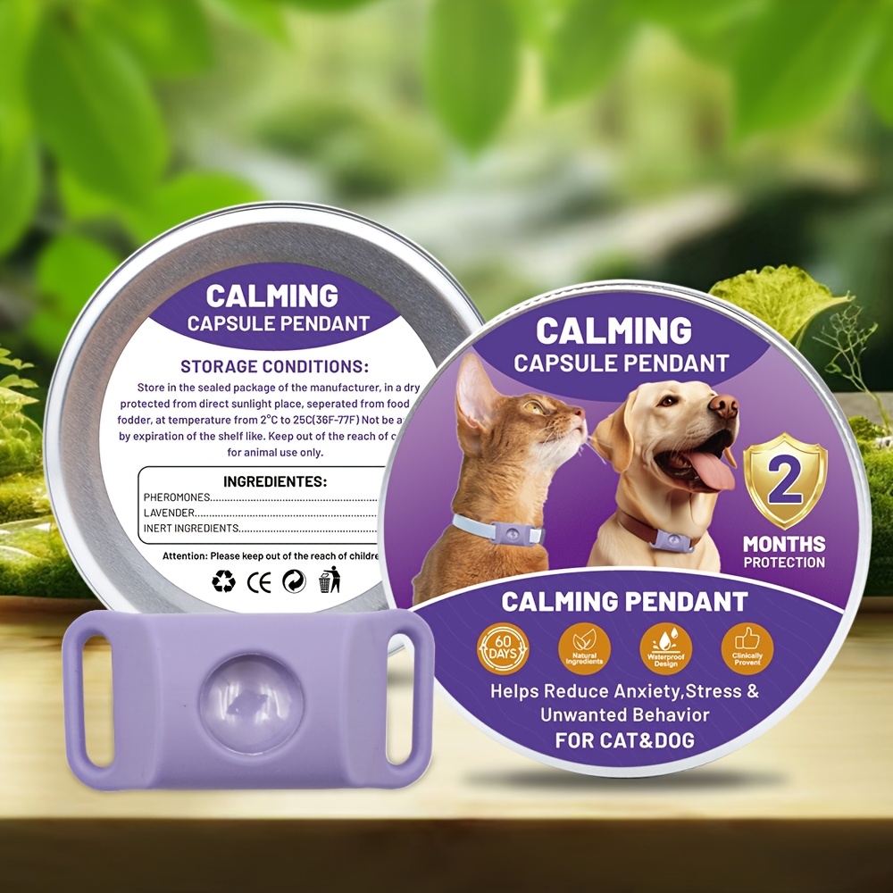 Dog Universal Pheromone for Stress Relief And Calming Pets' Emotions. Cat Calming, Long-Lasting Pheromones Help Soothe Cats for 60 Days, Reducing Stress And Aiding in Calming Them from Anxiety, Loud Noises, And Separation