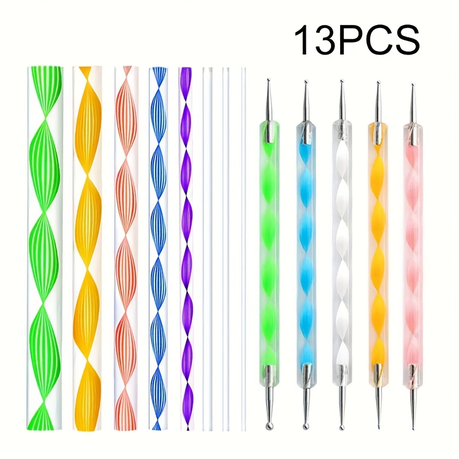 TEMU Kit di 13 Pezzi Strumenti per Mandala - Penna con Diamanti Artificiali e per Graffiti su Ceramica - per , Mandala e Progetti Creativi - Regalo
