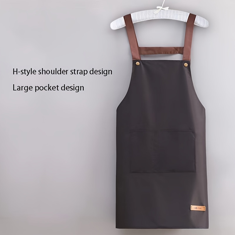 

Unisex Waterproof & Oil-resistant Kitchen Apron With Convenient Storage - Durable Pvc, Cotton Filled Waterproof Apron Apron Waterproof