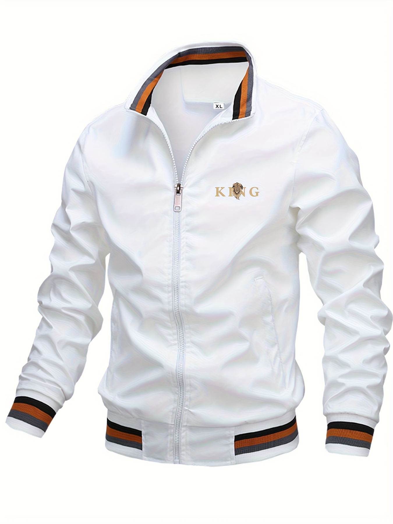 Jaqueta Esportiva Masculina com Gola Lapela
