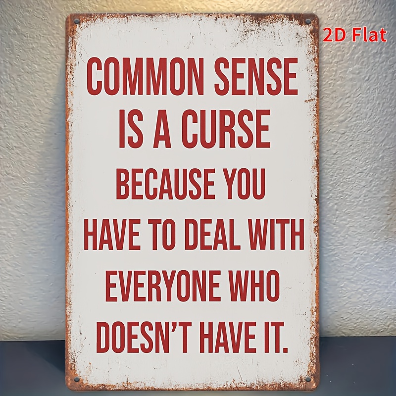 item picture 2d flat 1pc 8x12inch vintage metal signs humorous iron sign vintage inspired   is not a gift wall decor for home bar cafe for   more home decoration   retro design statement piece bar owners cafe owners 2d flat   room decor