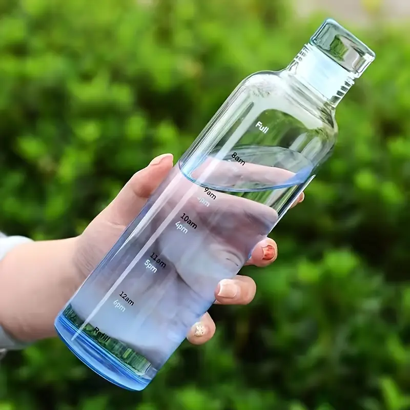 bpa free leakproof water bottle with time marker 16 9oz 23 7oz lightweight only climbing and outdoor activities ideal gift for christmas halloween valentines day national day details 0