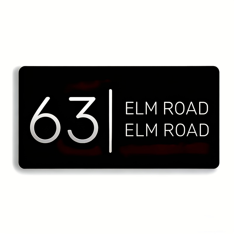 TEMU 3d Floating House Number Laser Cut Custom Number & Text Customizable Color & Size For Villa Home Address Sign High-end Entryway Decor