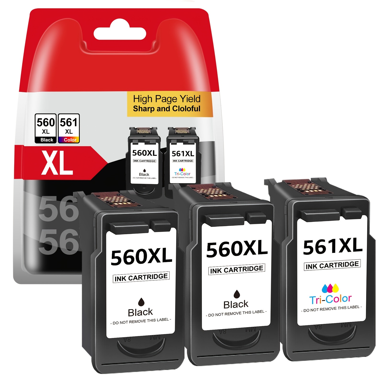 E-shop PG-560XL CL-561XL Druckerpatronen Multipack PG560 CL561 Tintenpatronen für Canon 560 561 560XL 561XL Patronen für TS5350 TS5351 TS5352 TS5353