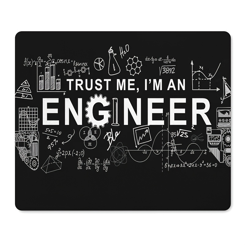 TEMU 2d Flat , I'm An Engineer - The Desk Mat Adds A And Daily Atmosphere To And Reading Corner