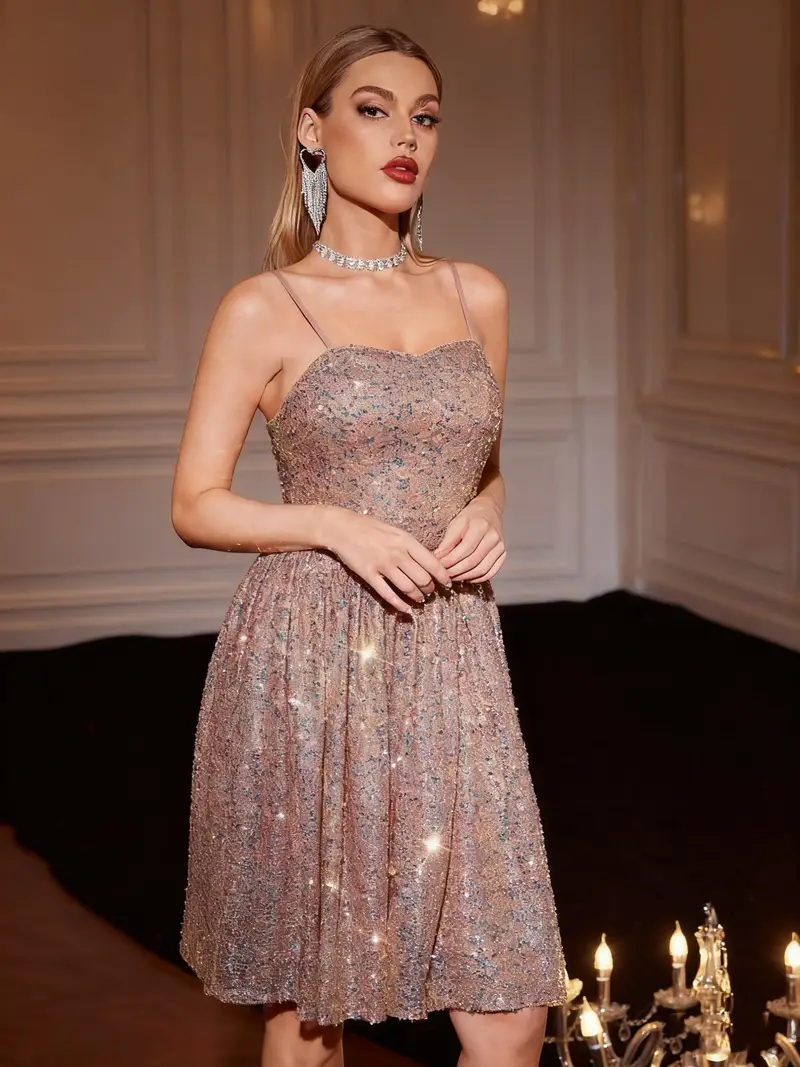 womens sleeveless sequin dress autumn winter perfect - Temu Mauritius womens sleeveless sequin dress autumn winter perfect - Temu Mauritius