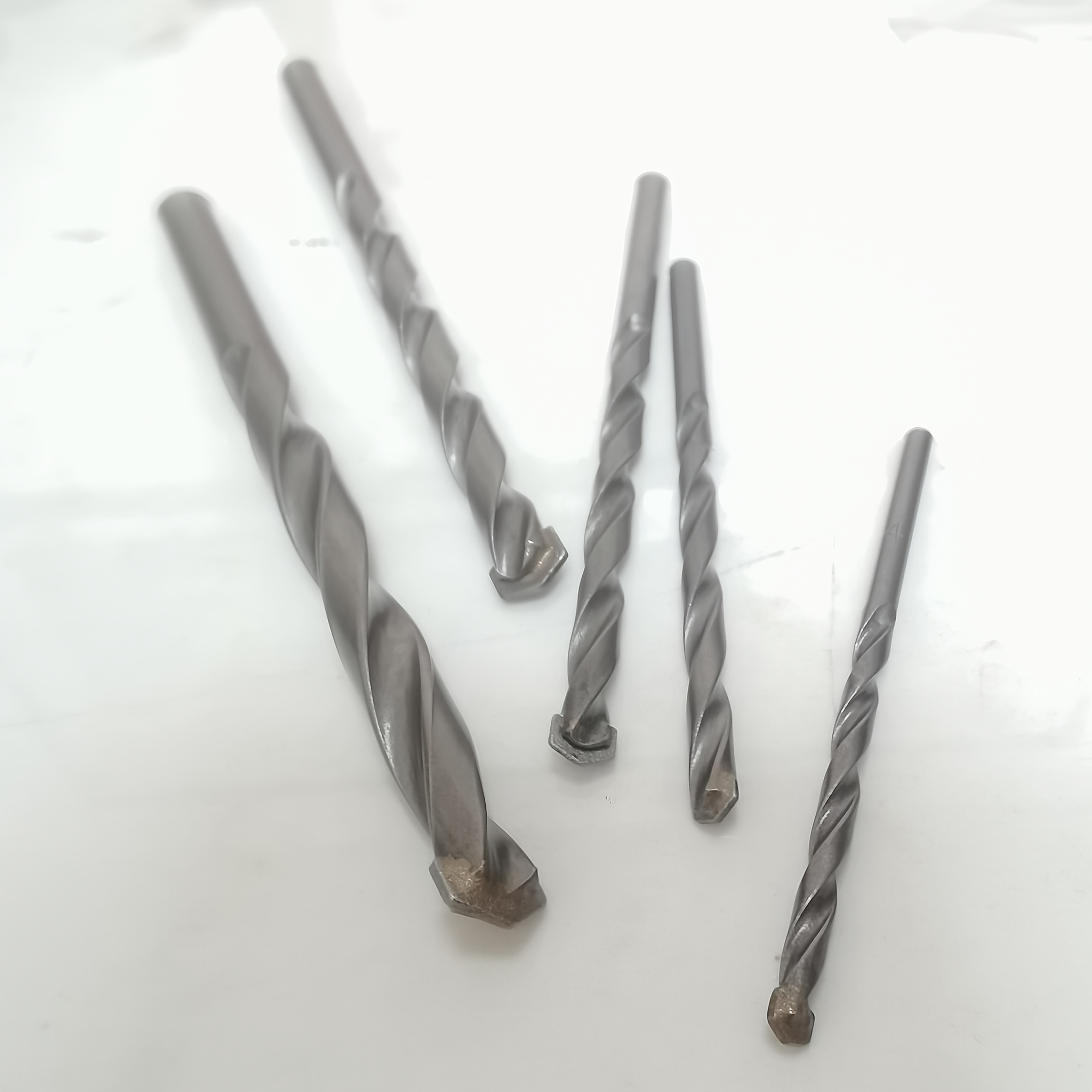 TEMU 5pcs Masonry Drill Bit Set, Yg8 Tip Concrete Drill Bits 4/5/6/8/10mm, Straight-shank Wall Drill Bits For Brick, Cement, Stone & Masonry Drilling