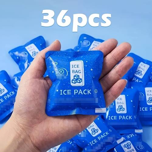 item picture 36pcs reusable mini ice packs 1 portable 68 hours cold ideal camping and cooling additions