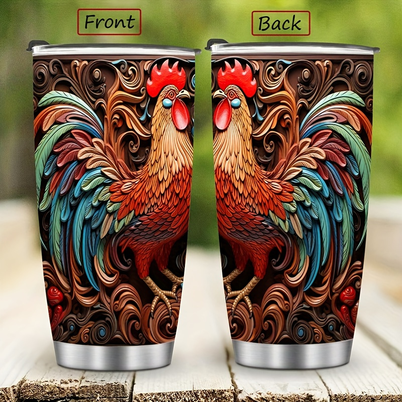 

1pc Steel , 20oz Insulated Straight Mug, Blank, 304 ,
