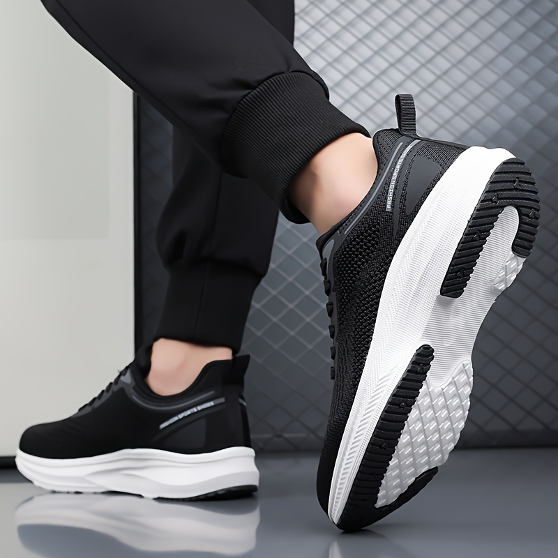 Men's Breathable Mesh Running Shoes - Lightweight Lace-Up Design with High-ity Cushioning Midsole and Durable Outsole, Offering Excellent Performance and All-Day Comfort for Long Runs and Daily Training, Suitable for 11 Festivals