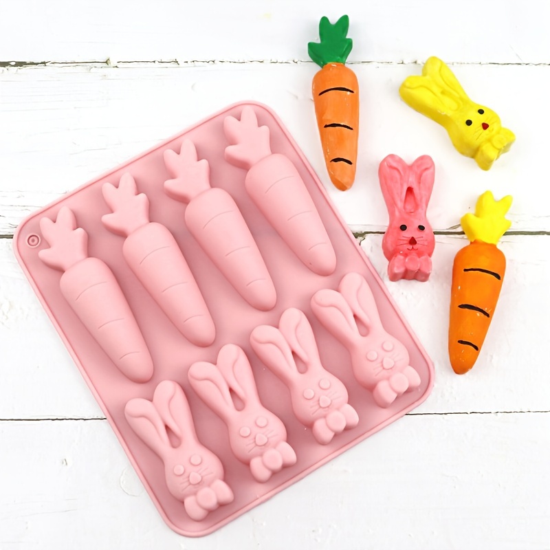 

8pcs Silicone Chocolate Mold, Long Ice Tray Mold, Toothpick Mold, Rabbit Finger Mold