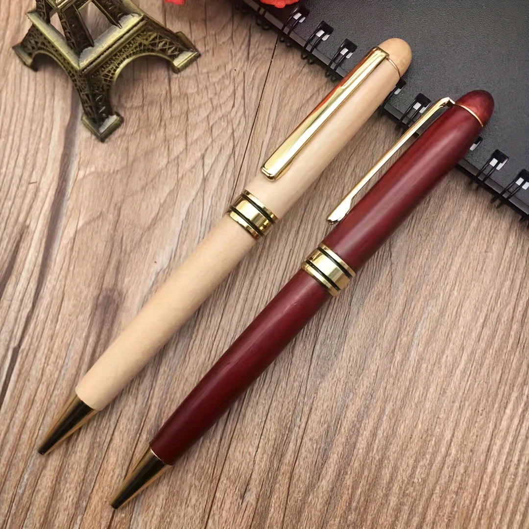 

Huashilai Luxury Wooden Ballpoint Pen - Medium Point, Twist Closure, Pocket Clip - Perfect For Business Gifts & Office Writing