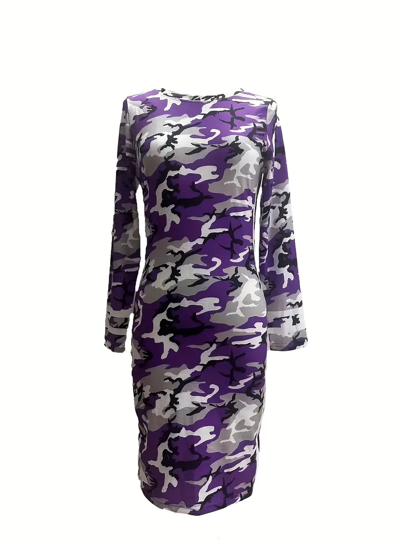 purple camouflage dress plus size plus size v neck purple camouflage dress women's