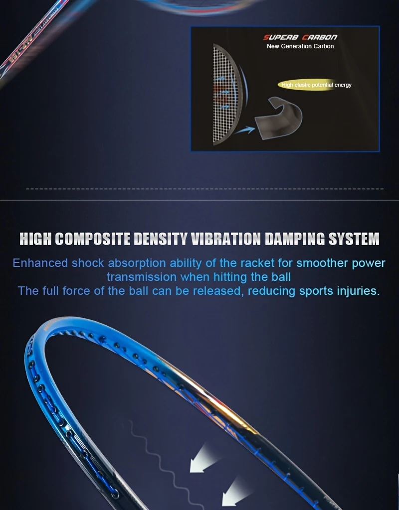 fiber badminton set double carbon fiber badminton alp black golden high strength carbon fiber 10u g6 support 30lbs 100 official genuine suitable for outdoor sports training competition details 5