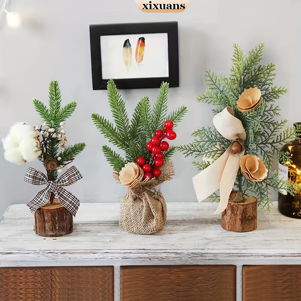 

3pcs Christmas Tree Set - Reusable, & Decorations For And